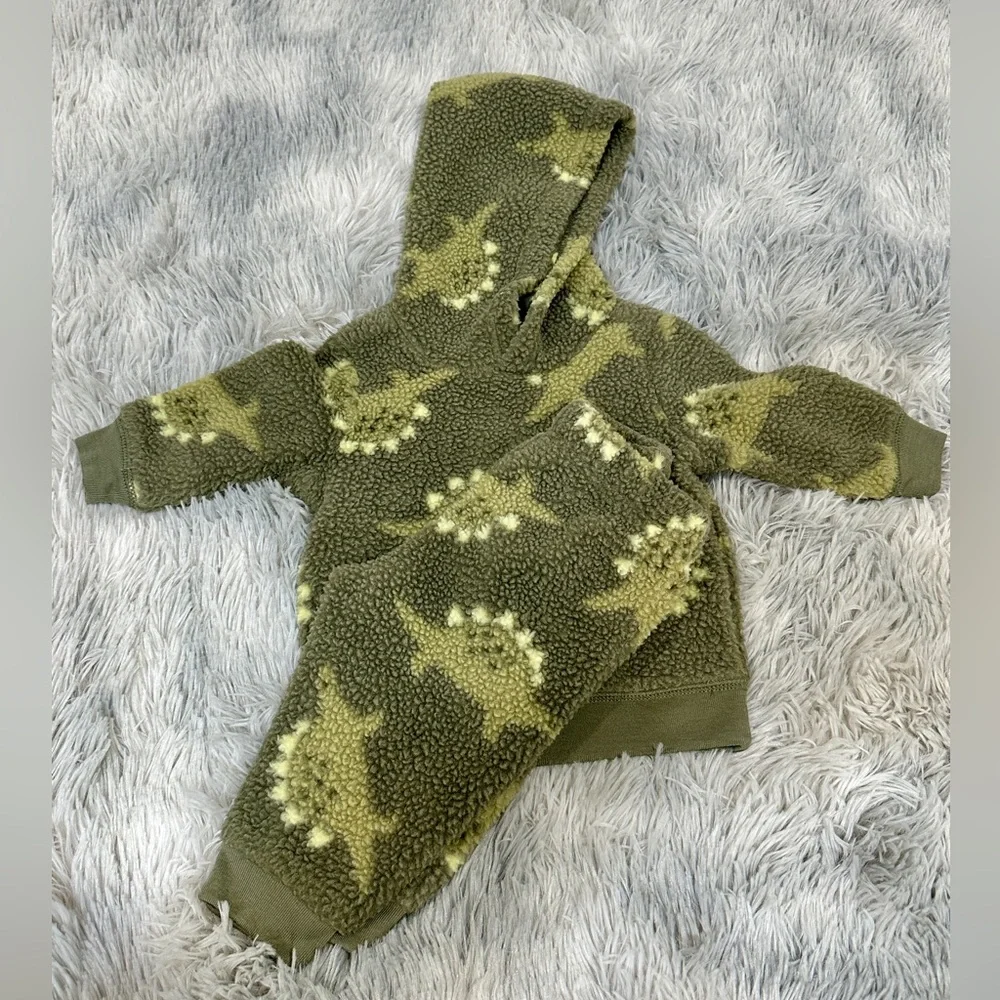 Carters cozy green